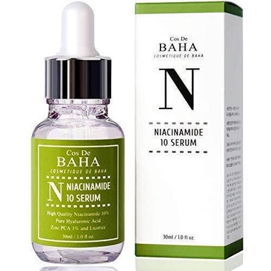 Протизапальна сироватка для жирної шкіри Cos De BAHA Niacinamide 10 Serum, 30 мл