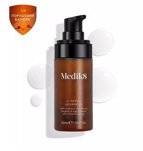 Medik8 &ndash; C-Tetra Advanced &ndash; Потужна гель-сироватка з 20% вітаміном С та фітоекзосомами, 30 мл
