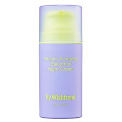 Нічний крем з ретинолом та бакучіолом By Wishtrend Vitamin A-mazing Bakuchiol Night Cream, 30 мл