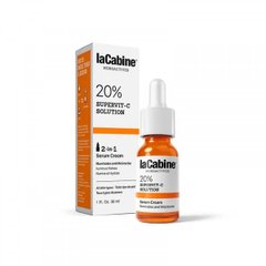 Крем-сироватка для освітлення та зволоження шкіри з вітаміном С 20% LaCabine 20% Super Vit-C 2 in 1, 30 мл