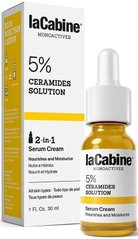 Крем-сироватка з керамідами для живлення та зволоження сухої шкіри LaCabine 5% Ceramides 2 in 1, 30 мл