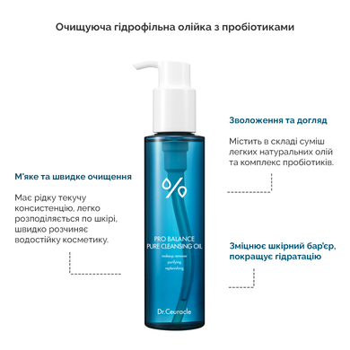 Очищуюча гідрофільна олійка з пробіотиками Dr. Ceuracle Pro Balance Cleansing Oil, 150 мл