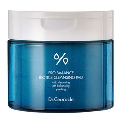 Очищаючі пади з пробіотиками та PHA i LHA кислотами Dr.Ceuracle Pro Balance Biotics Cleansing Pad, 60 шт