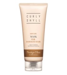 Незмивна відновлююча термозахисна маска для пошкодженого волосся CURLY SHYLL Hair Cure Mask, 100 мл