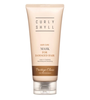 Незмивна відновлююча термозахисна маска для пошкодженого волосся CURLY SHYLL Hair Cure Mask, 100 мл