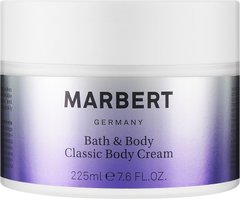 Інтенсивно живильний крем для тіла Marbert Bath&Body Classic Body Cream, 225 мл, Немає в наявності, 225 мл