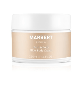 Крем для тіла з сяючими частинками Marbert Bath & Body Glow Body Cream, 225 мл