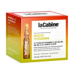 Висококонцентровані ампули для обличчя LaCabine Multivitamins, 10х2 мл