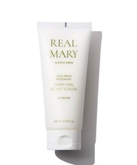 Очищаюча маска для шкіри голови з морською сіллю Rated Green Real Mary Cold Brewed Rosemary Purifying Scalp Scaler, 200 мл