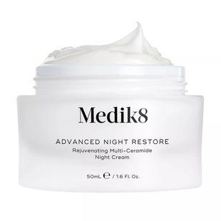 Омолоджувальний мультикерамідний нічний крем Advanced Night Restorе Medik8, 50 мл