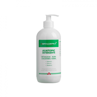 Гель для очищення атопічної шкіри Braderm Axatopic Detergent, 500 мл