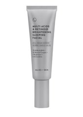 Нічний мультикислотний пілінг з ретинолом ALLIES OF SKIN Multi Acids & Retinoid Brightening Sleeping Facial, 50 мл