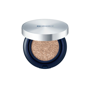 Кушон з полінуклеотидами та вітаміном U CU Skin Vitamin U Coverfit Cushion Pact SPF 50+ / PA++++ (23 тон), В наявності, 15+15г, Вікові зміни, Тьмяність, нерівний тон, Аденозин, Вітамін U (Метилметіонін), Волюфілін, Ніацинамід, Пептиди, Полінуклеотиди