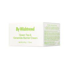 Відновлювальний крем із зеленим чаєм та церамідами BY WISHTREND Green Tea & Ceramide Barrier Cream, 50 мл