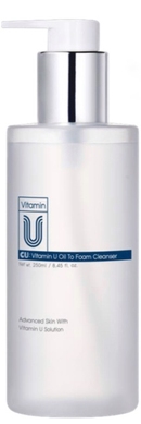 М`яка очищуюча гідрофільна олія-пінка з вітаміном U CUSKIN Vitamin U Oil To Foam Cleanser, 250 мл