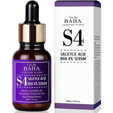 Кислотна сироватка для проблемної шкіри Cos De BAHA BHA Salicylic Acid 4% Exfoliant Serum, 30 мл